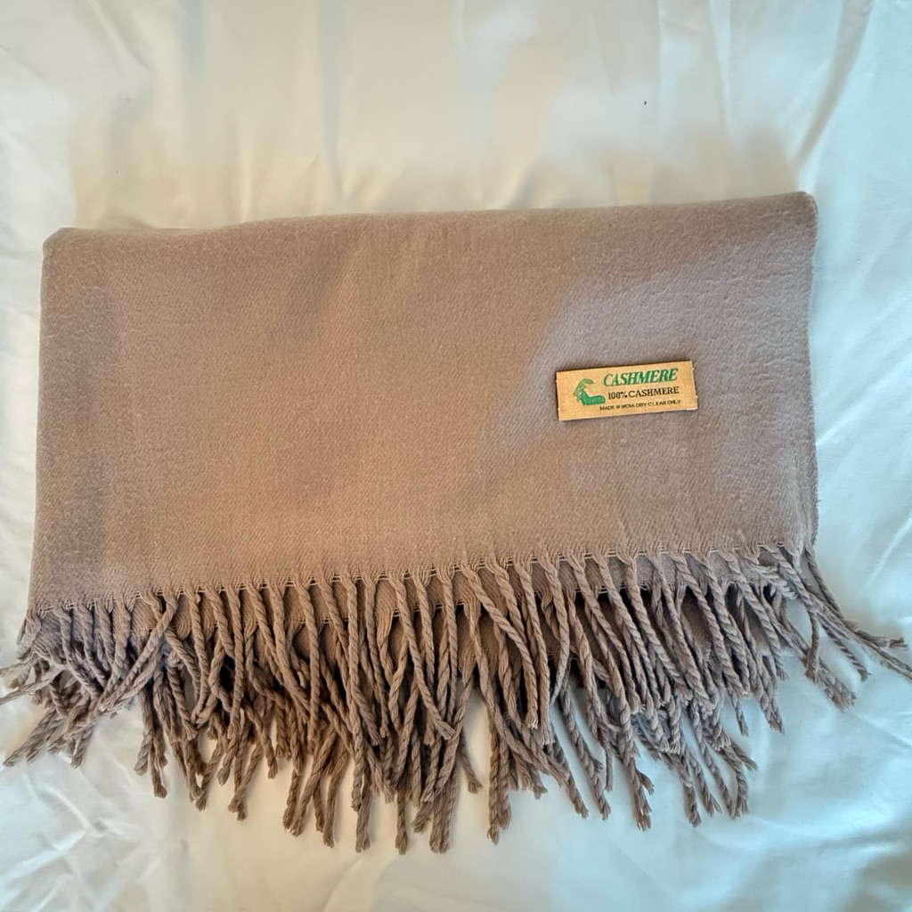 Cashmere 100% | Super Large | Camel Light